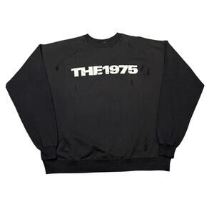 The 1975 Distressed Band Crewneck Sweatshirt Pullover Men's XL Indie